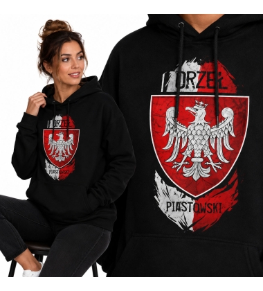 BLUZA DAMSKA Z KAPTUREM ORZEŁ PIASTOWSKI
